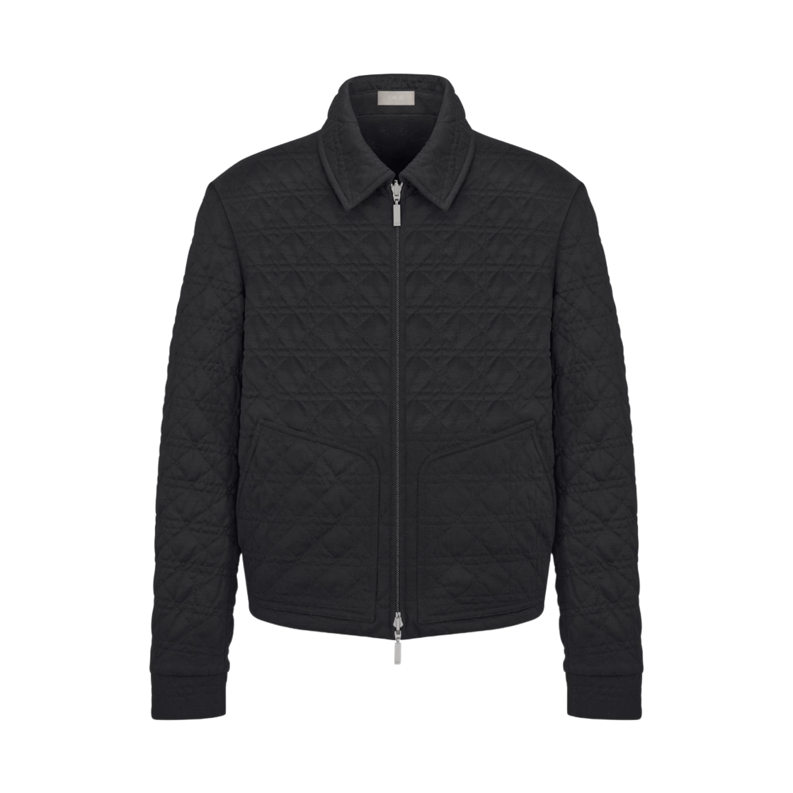 디올 릴리 오브 더 밸리 자카드 울 모헤어 리버서블 지퍼 자켓 블랙(Dior Wool Mohair Reversible Zipped Jacket with Lily of The Valley Jacquard Black) - 3