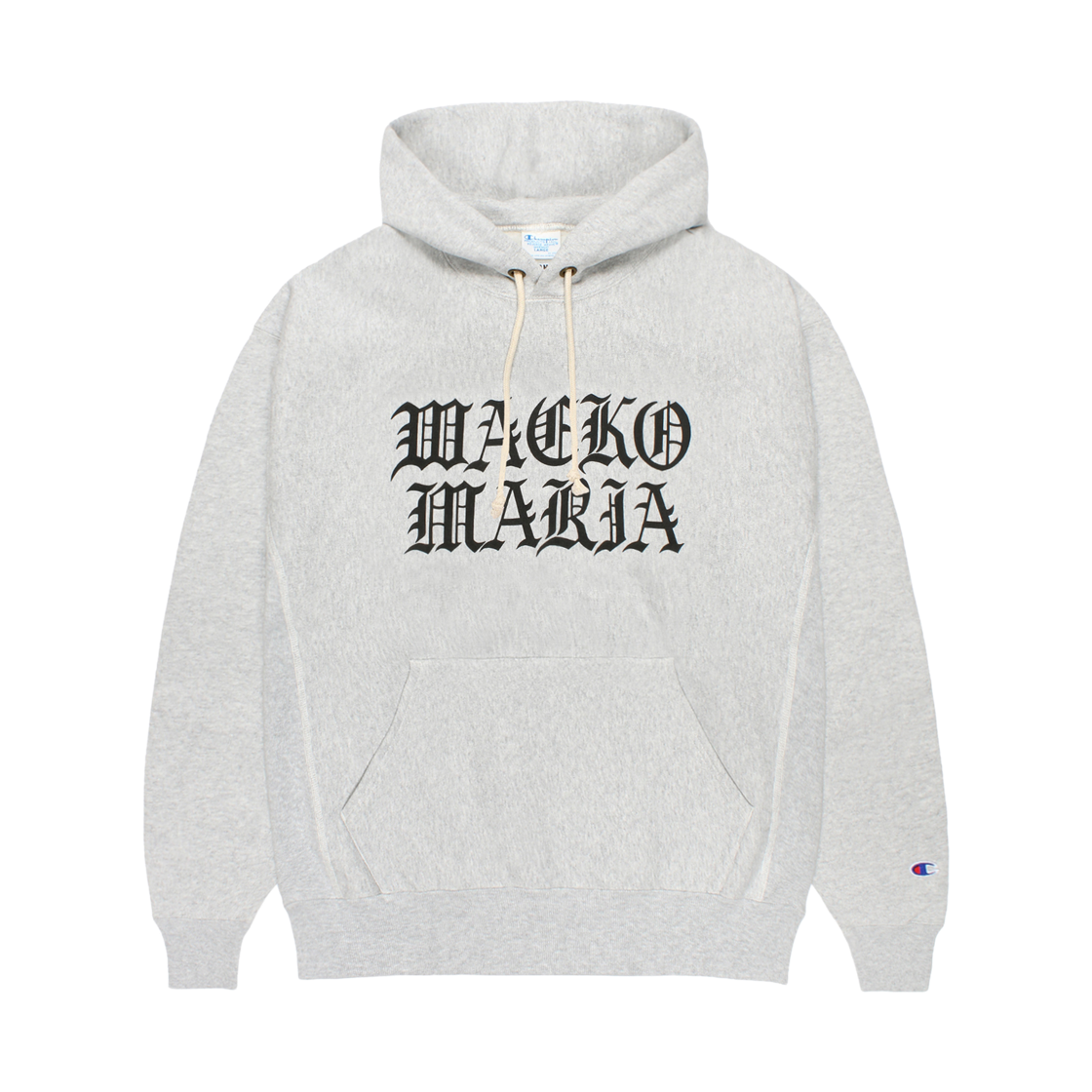 와코 마리아 x 챔피온 리버스 위브 후드 스웨트셔츠 실버 그레이(Wacko Maria x Champion Reverse Weave Hooded Sweatshirt Silver Gray)