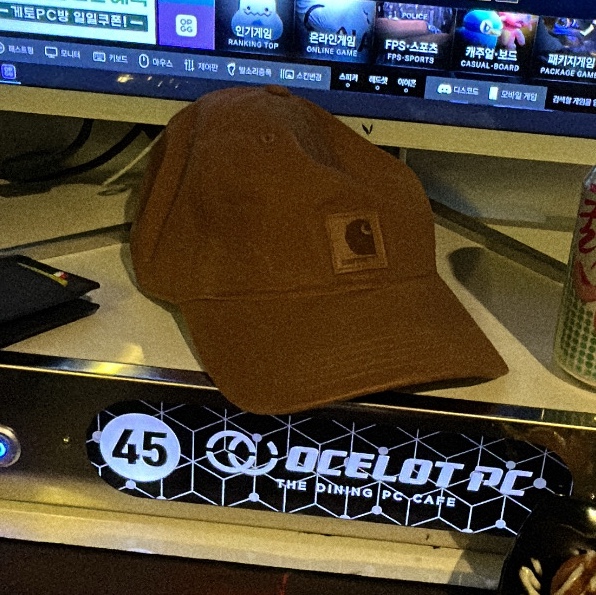 Carhartt Canvas Cap Carhartt Brown 착용 스타일 - 3