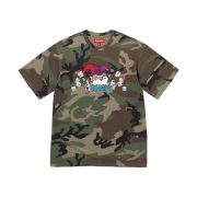 Supreme AOI Jester T-Shirt Woodland Camo - 25FW