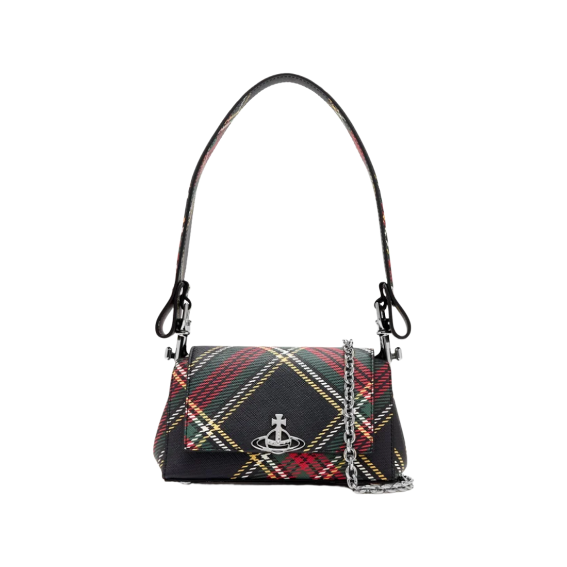 46030001W-S0022-N302 Vivienne Westwood Hazel Small Shoulder Bag Multicolor