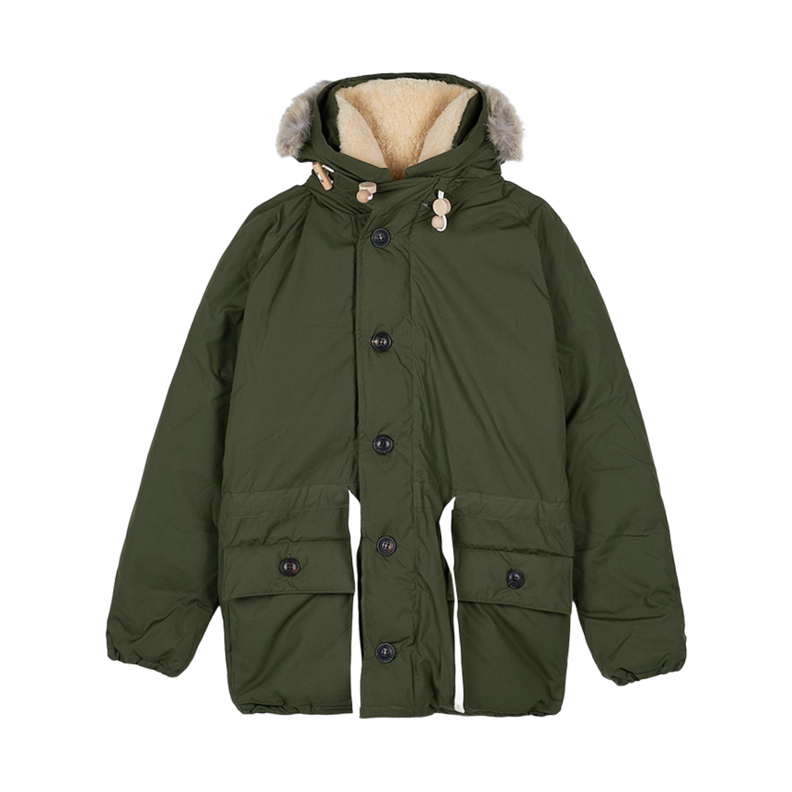 NC-AW25-OW-005 Nigel Cabourn Everest Parka Olive
