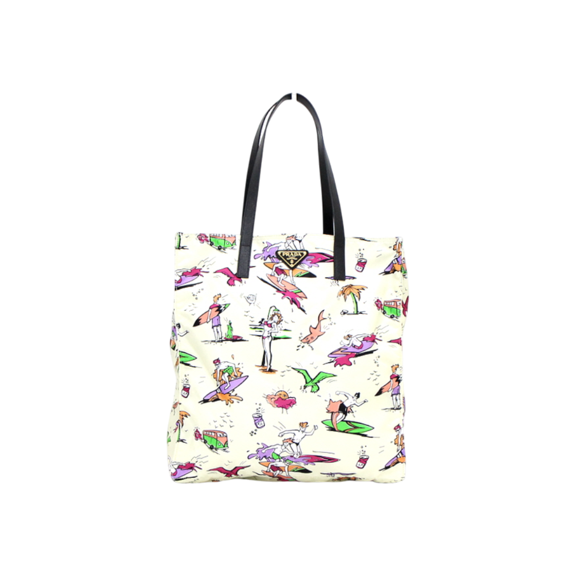 ITLPW5HL2I5P Prada Tessuto Surf Print Tote Bag