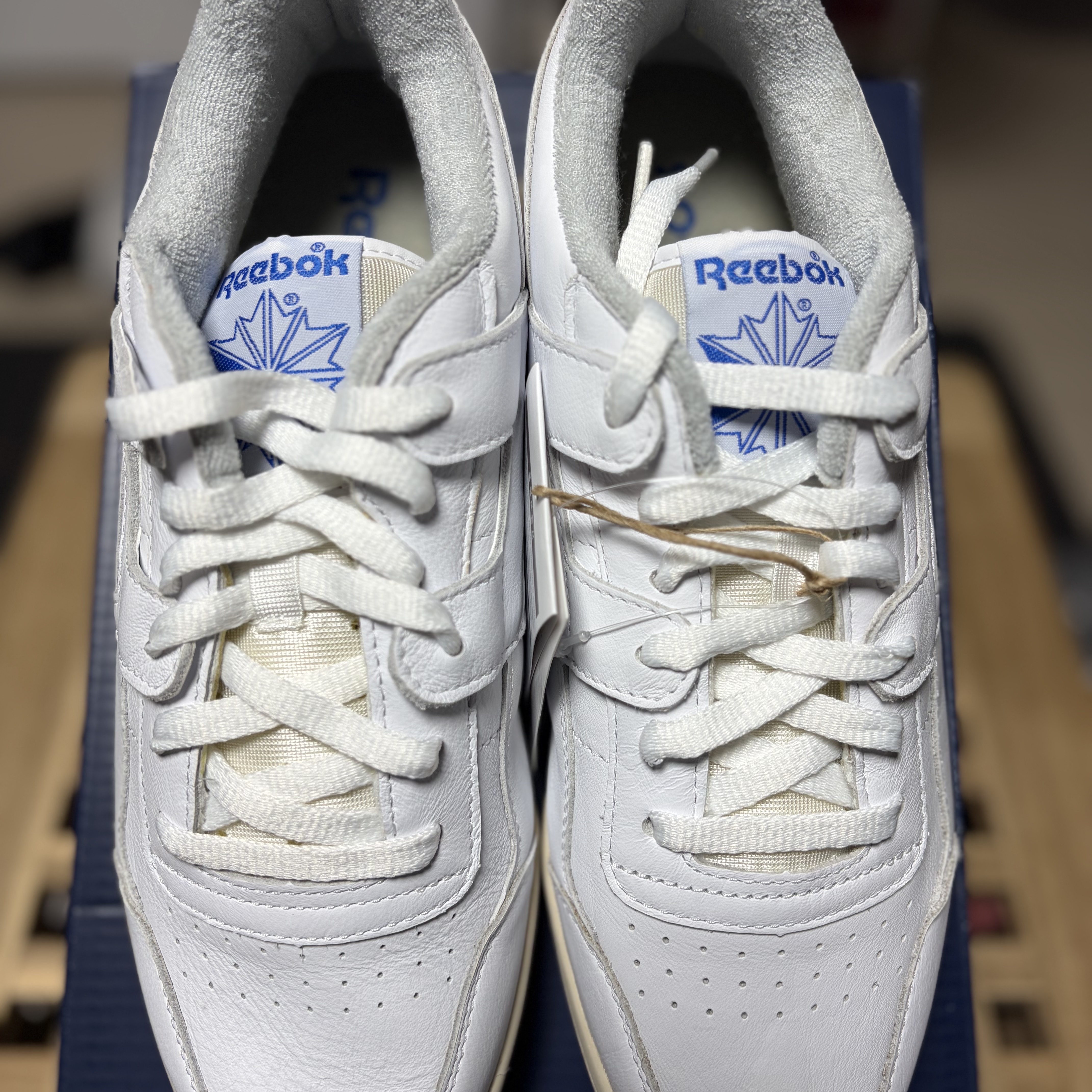 Reebok Workout Plus Vintage White Cream 착용 스타일 - 4