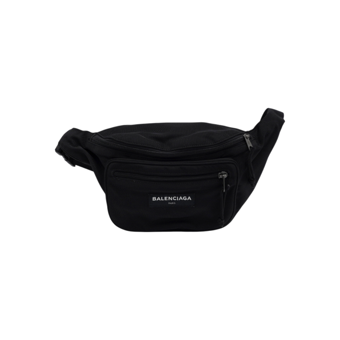IT655PI3H5UT Balenciaga Explorer Black Canvas Hip Bag