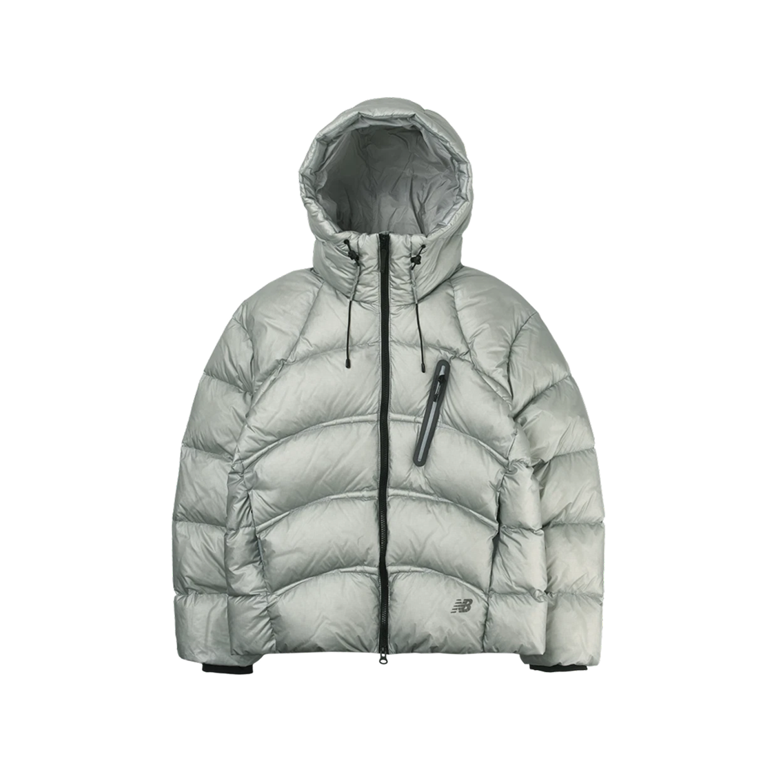 뉴발란스 플라잉 77 슈퍼라이트 후드 헤비 구스 다운 라이트 그레이