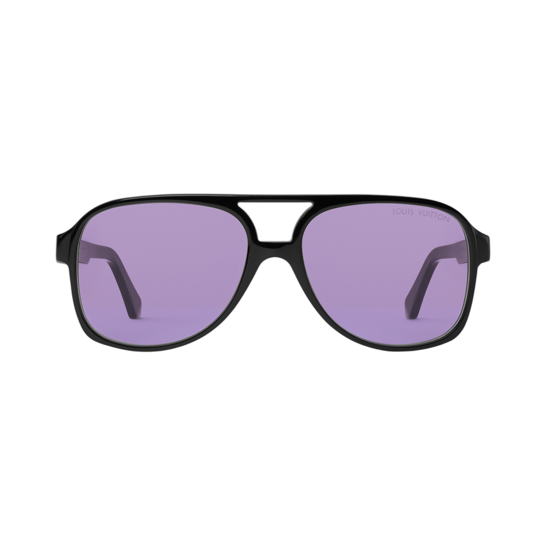 루이비통 LV 힛 파일럿 선글라스 블랙 퍼플(Louis Vuitton LV Hit Pilot Sunglasses Black Purple) - 1
