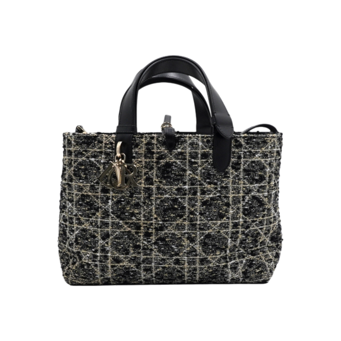 디올 M2821OTKV_M911 블랙 트위드 뚜주흐 미디엄 토트백 겸 숄더백aa59349(Dior M2821OTKV_M911 Black Tweed Toujours Medium Tote & Shoulder Bag) - 1