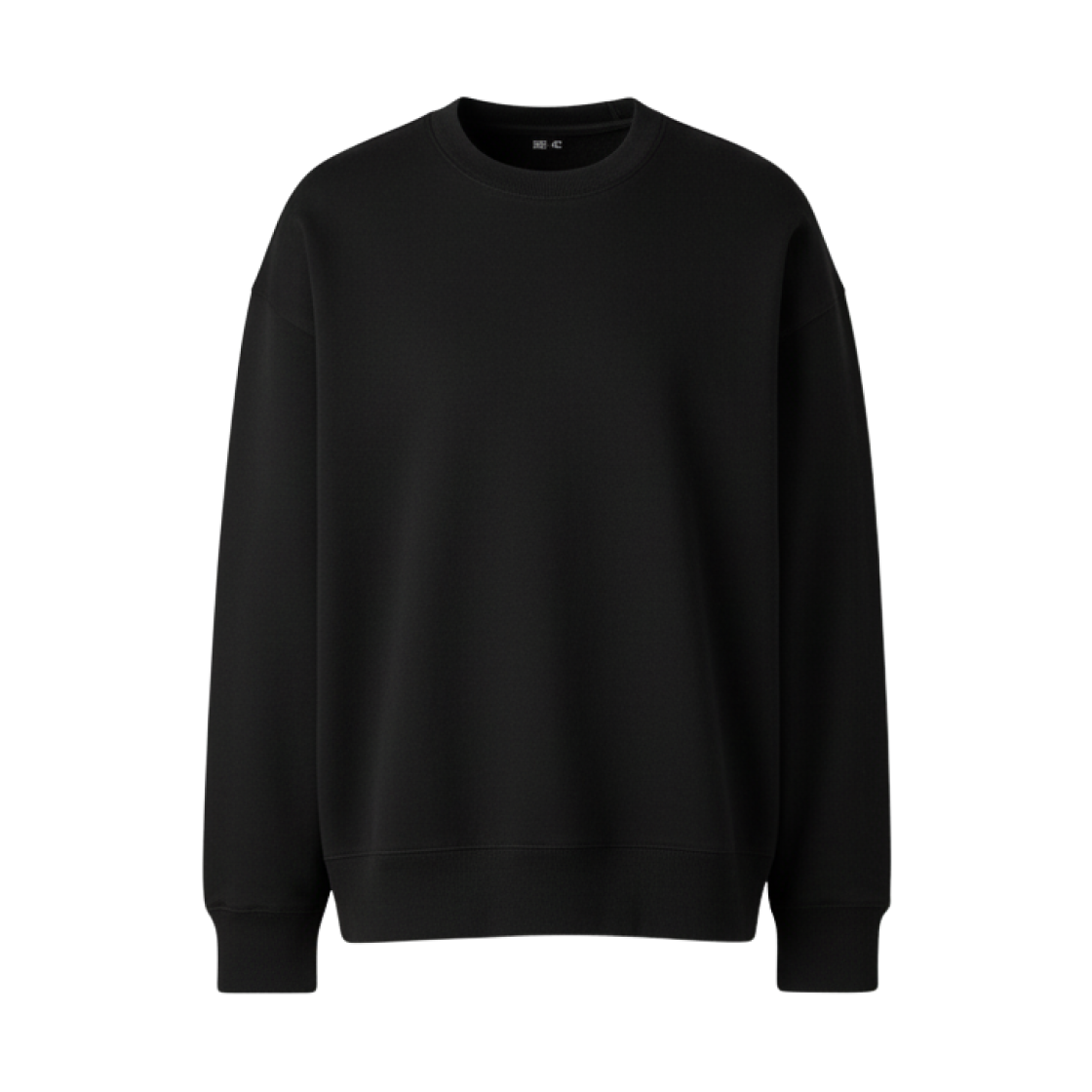482310-09 / 486125-09 / 481040-09 Uniqlo Oversized Sweatshirt Black - JP