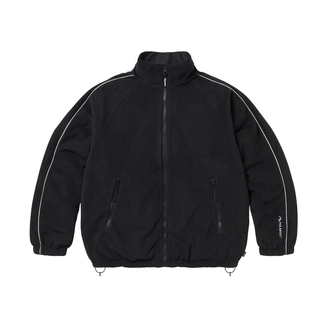 - Supreme Polartec Reversible Track Jacket Black - 25FW