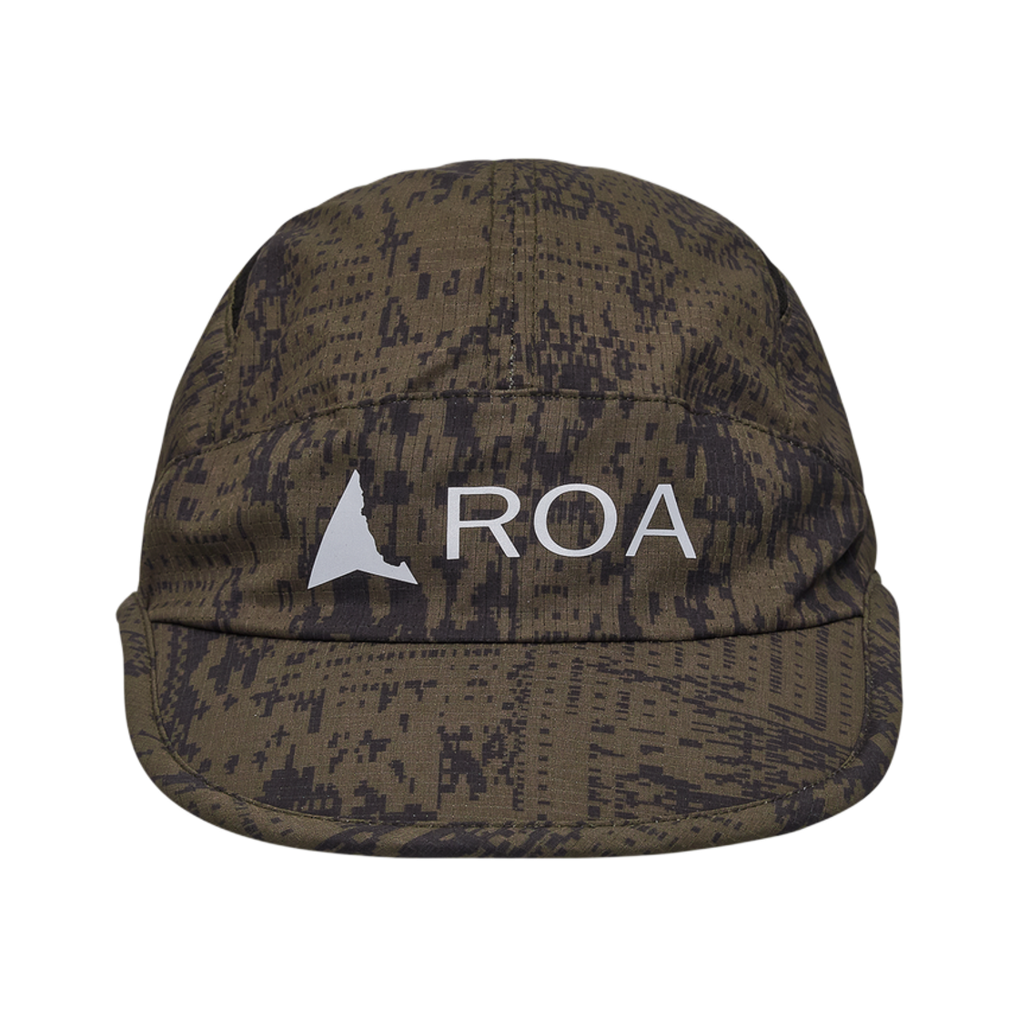 J315916/RBMW299FA54-GRN0010 ROA Bri Melted Print Open Weave Cap Dark Olive