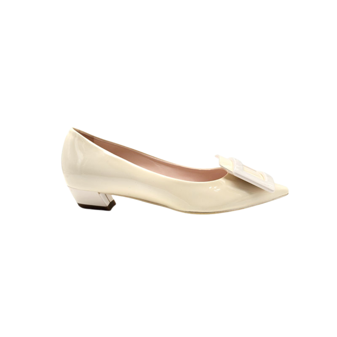 로저비비에 페이던트 고메틴 발레리나 플랫 펌프스 L117805(Roger Vivier Patent Gommetine Ballerina Flats L117805)