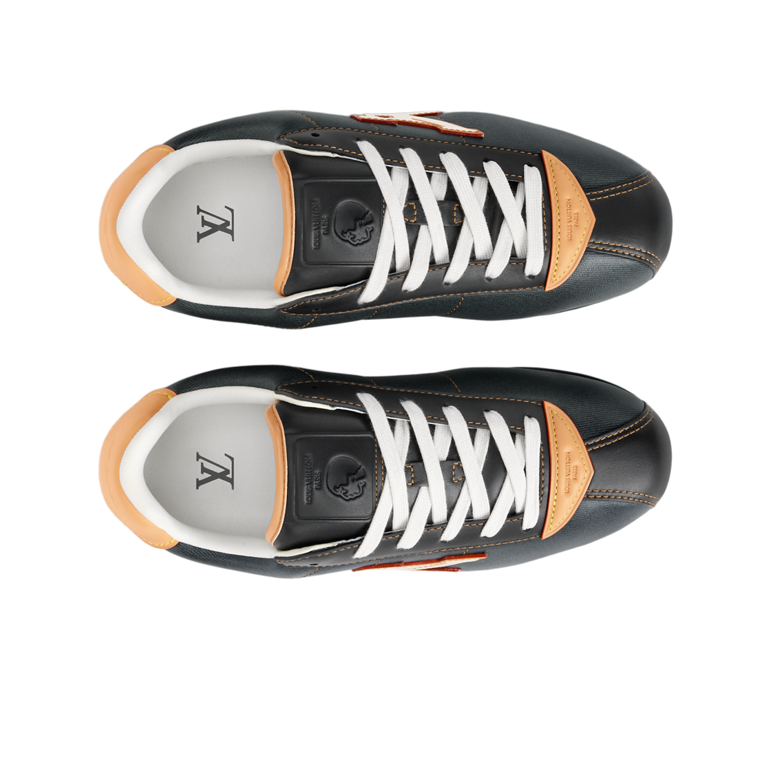 루이비통 LV 버터소프트 스니커즈 블랙(Louis Vuitton LV Buttersoft Sneakers Black) - 2
