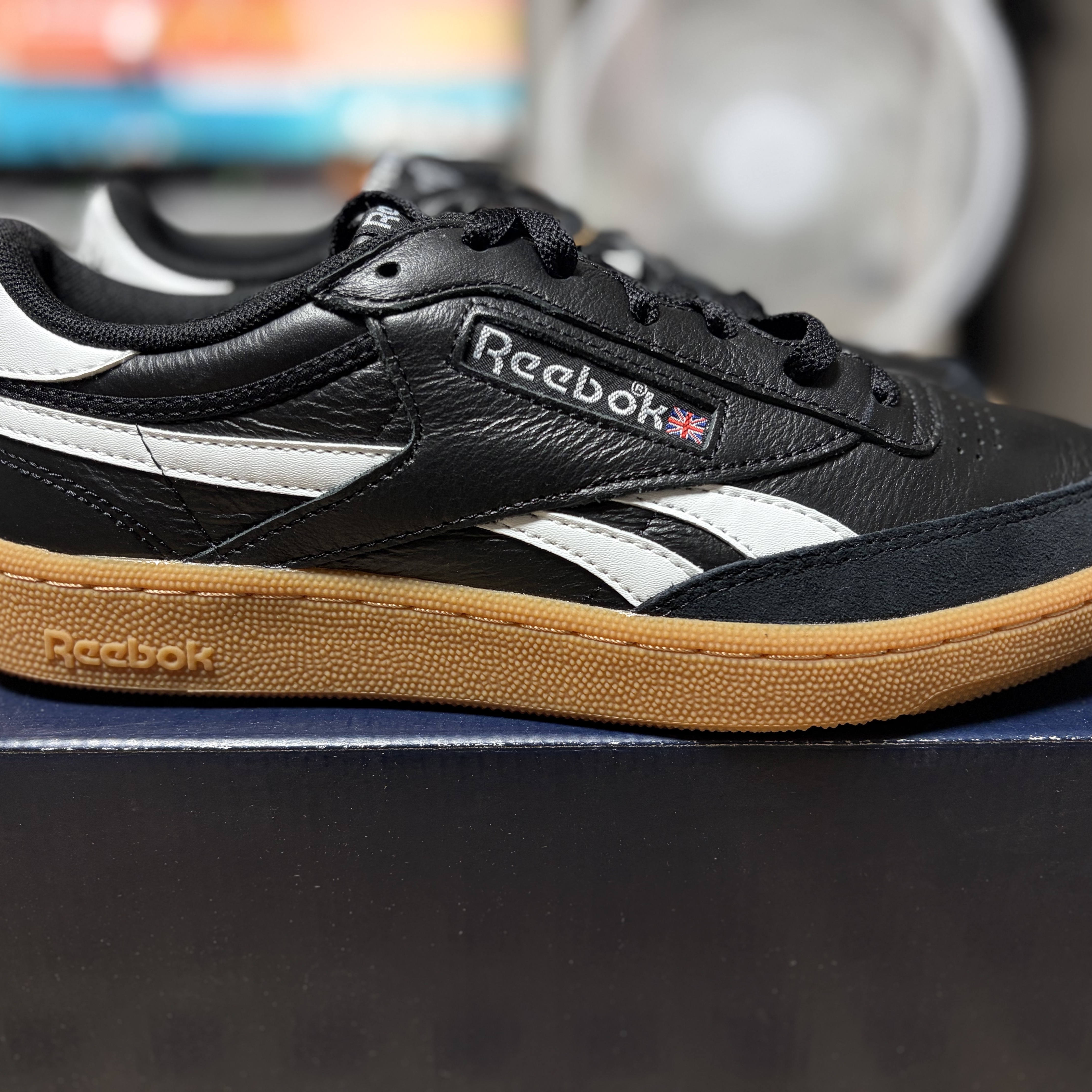 Reebok Club C Revenge Vintage Black White 착용 스타일 - 3