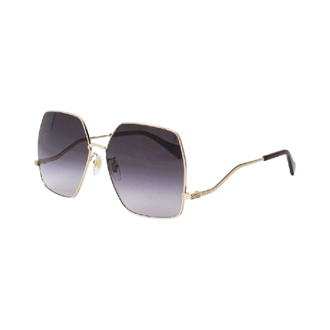 (W) 구찌 지오메트릭 선글라스 골드((W) Gucci Geometric Sunglasses Gold) - 2
