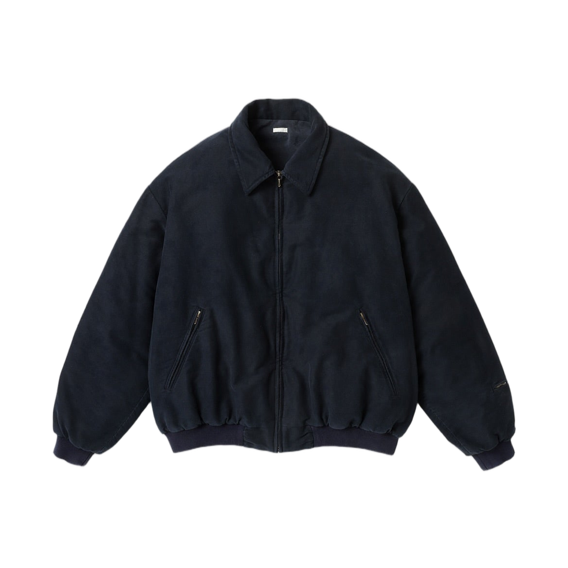 아프레쎄 빈티지 코튼 실크 몰스킨 자켓 네이비 - 26SS(A.Presse Vintage Cotton Silk Moleskin Jacket Navy - 26SS)