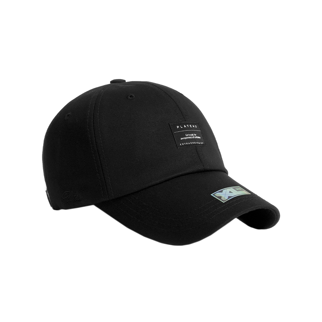 플래토 빅사이즈 볼캡 베이직 볼캡 블랙(PLATEAU Big Size BallCap XL Basic Cap Black)