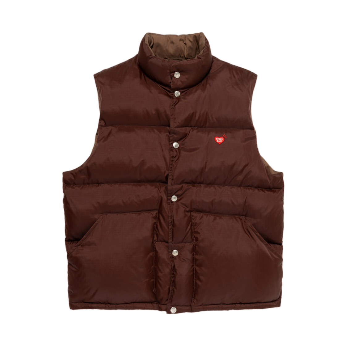 HM30JK036 Human Made Down Vest Brown