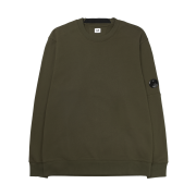 C.P. Company Lens Wappen Cotton Sweatshirt Khaki - 25SS