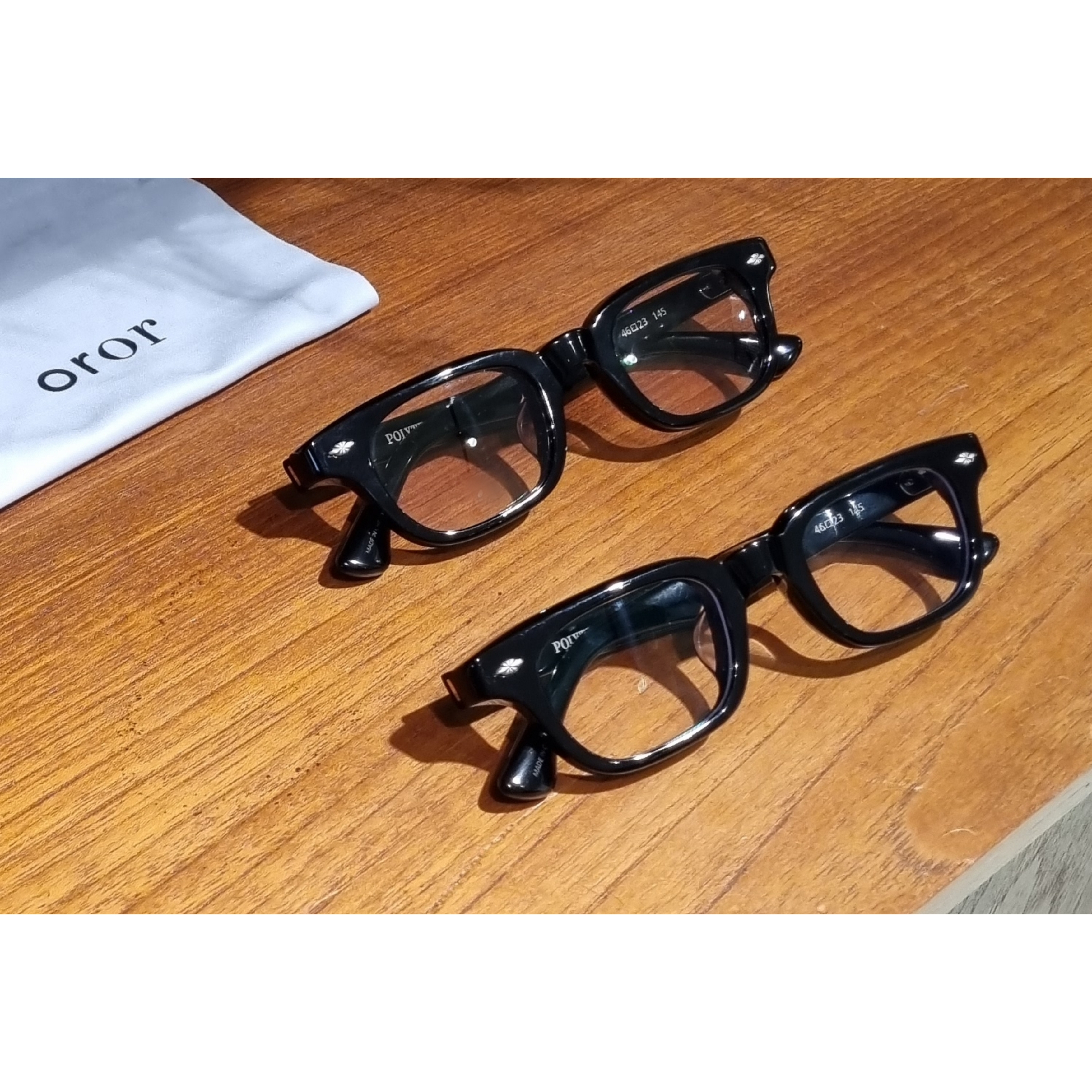 Polyteru x OROR P.O - 001 Acetate Black 착용 스타일