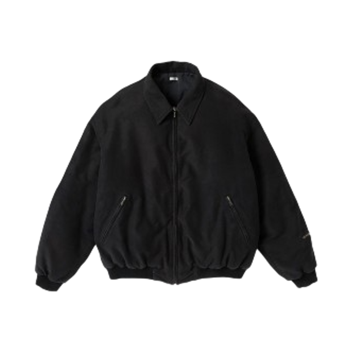 아프레쎄 빈티지 코튼 실크 몰스킨 자켓 블랙 - 26SS(A.Presse Vintage Cotton Silk Moleskin Jacket Black - 26SS) - 1