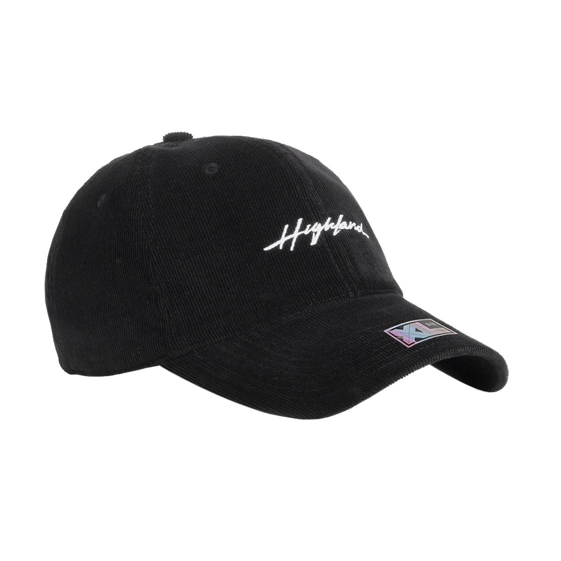 플래토 빅사이즈 코듀로이 볼캡 하이랜드 블랙(PLATEAU Big Size Ball Cap XL Highland Codu Cap Black)