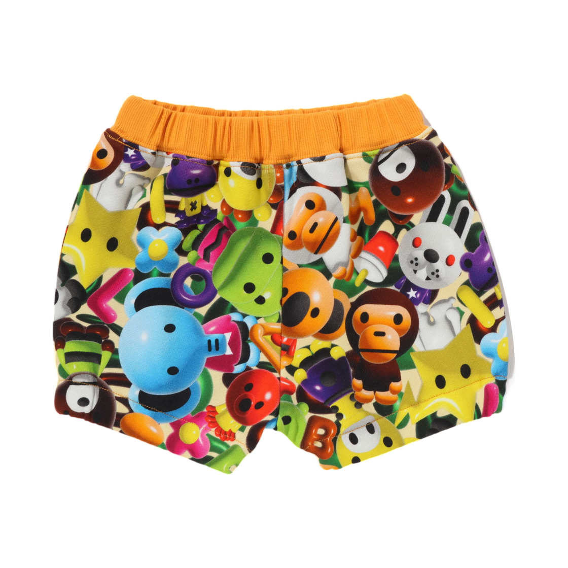 - (Kids) BAPE 3D Milo All Friends Baby Shorts Multi