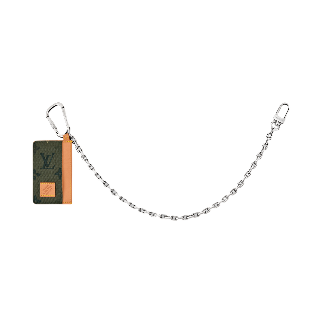 M03392 Louis Vuitton Pouch Chain Belt Khaki