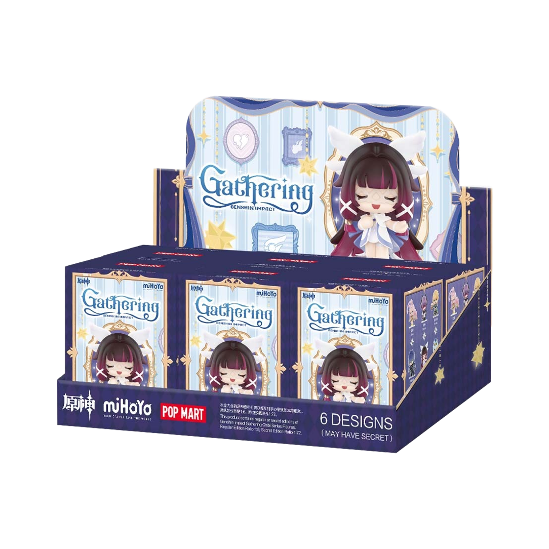 팝마트 원신 치비 시리즈 미개봉 랜덤박스 (6개입)(Pop Mart Genshin Impact Gathering Chibi Series Figures Sealed Case (6 Blind Boxes)) - 1