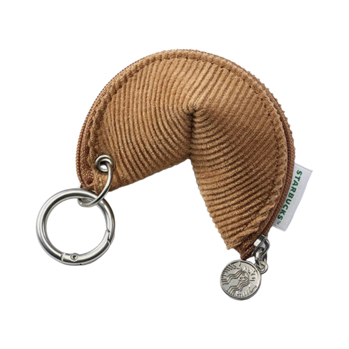 스타벅스 포춘 쿠키 파우치 키링(Starbucks Fortune Cookie Pouch Keyring)