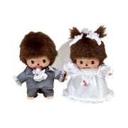 Monchhichi Bebichhichi Wedding Doll Set (Set of 2)