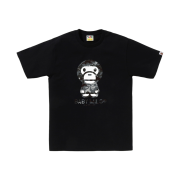 BAPE Multi Pixel Camo Baby Milo T-Shirt Black Black