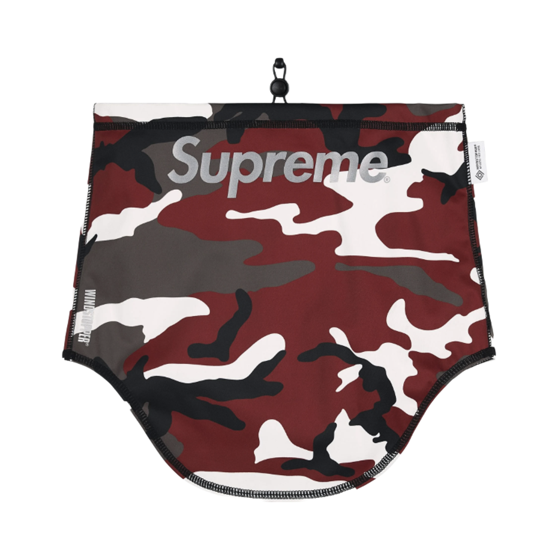 슈프림 윈드스토퍼 넥 게이터 레드 카모 - 25FW
