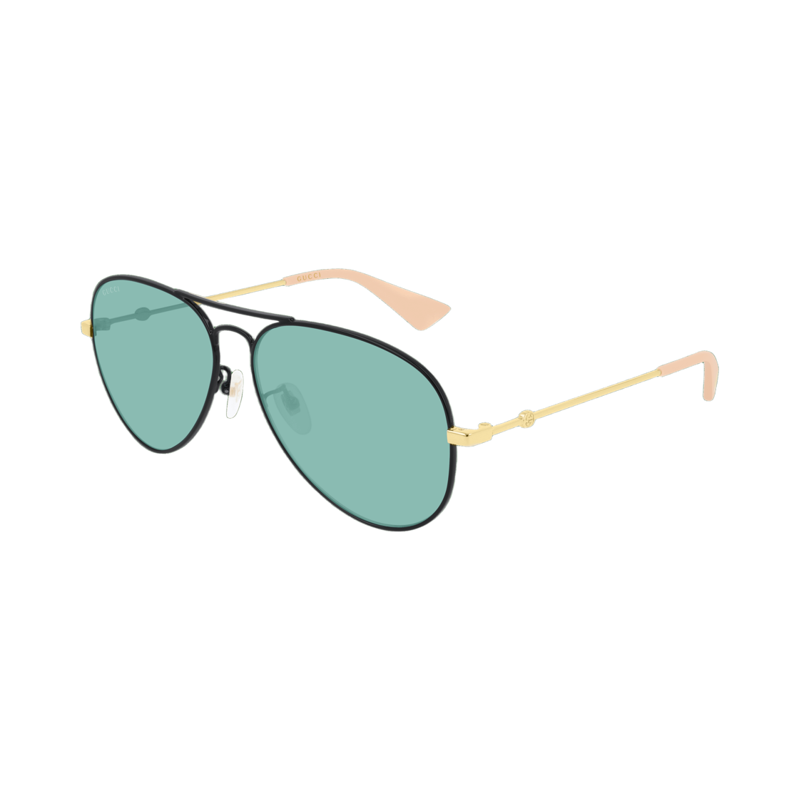 구찌 에비에이터 선글라스 블랙 그린(Gucci Aviator Sunglasses Black Green)