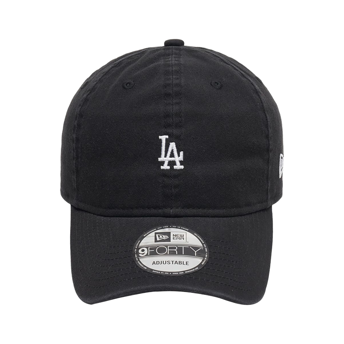 뉴에라 MLB 워시드 미니 로고 LA 다저스 언스트럭쳐 볼캡 블랙(New Era MLB Washed Mini Logo LA Dodgers Unstructured Ball Cap Black) - 2