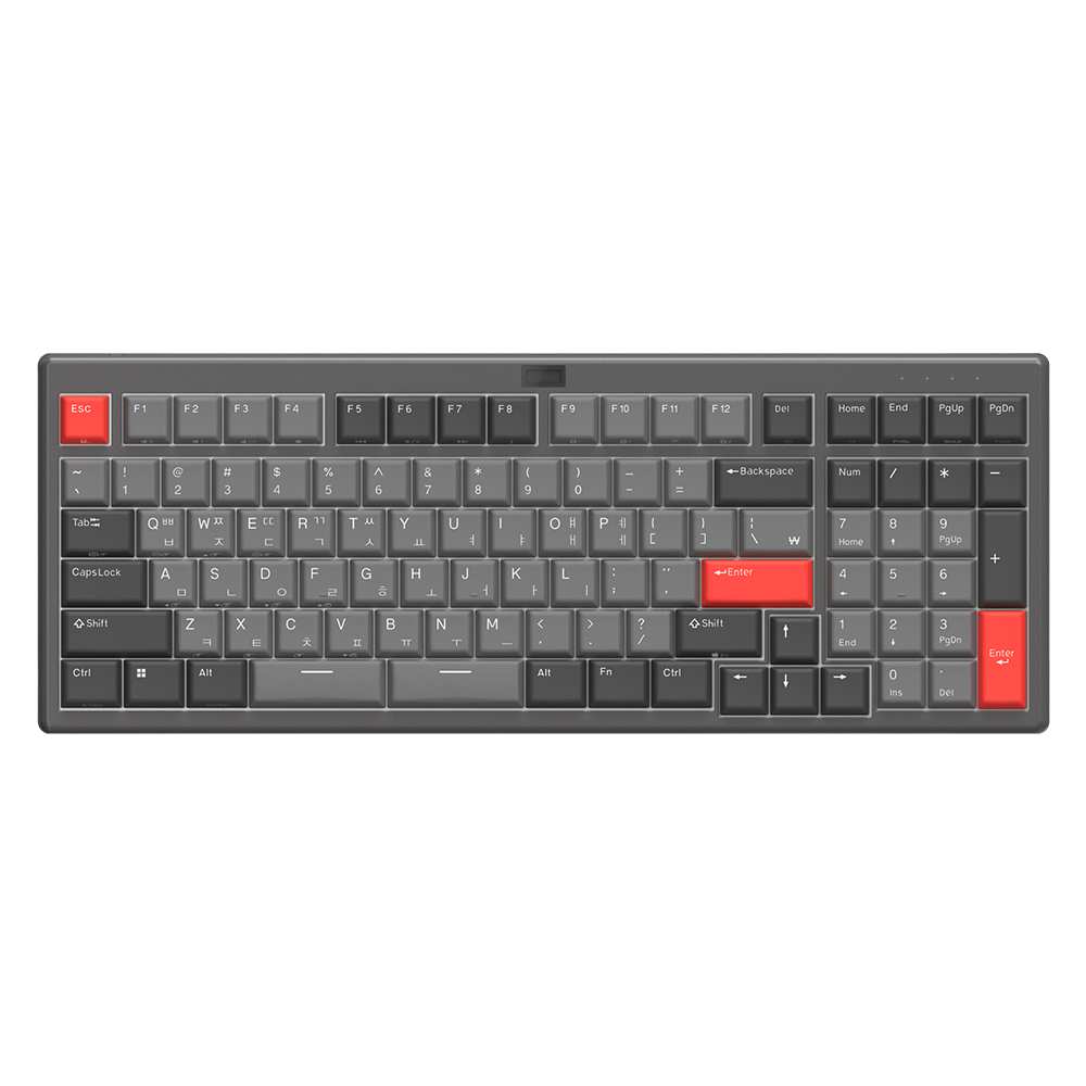 LKN99BT ABKO LKN99 BT Low Profile Slim Wireless Bluetooth Non-Contact Keyboard