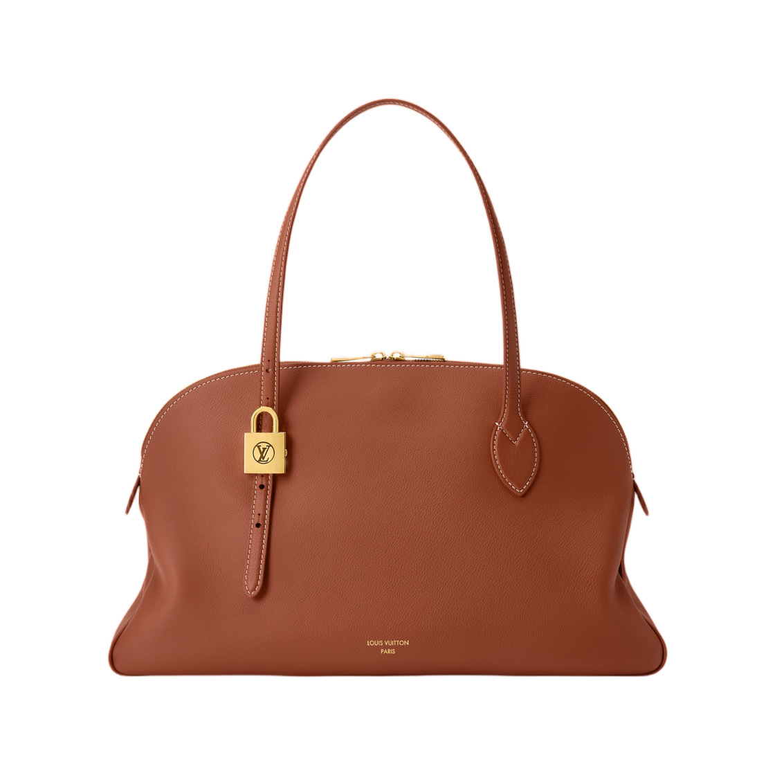 M26688 Louis Vuitton Low Key Duffle Tote Cognac