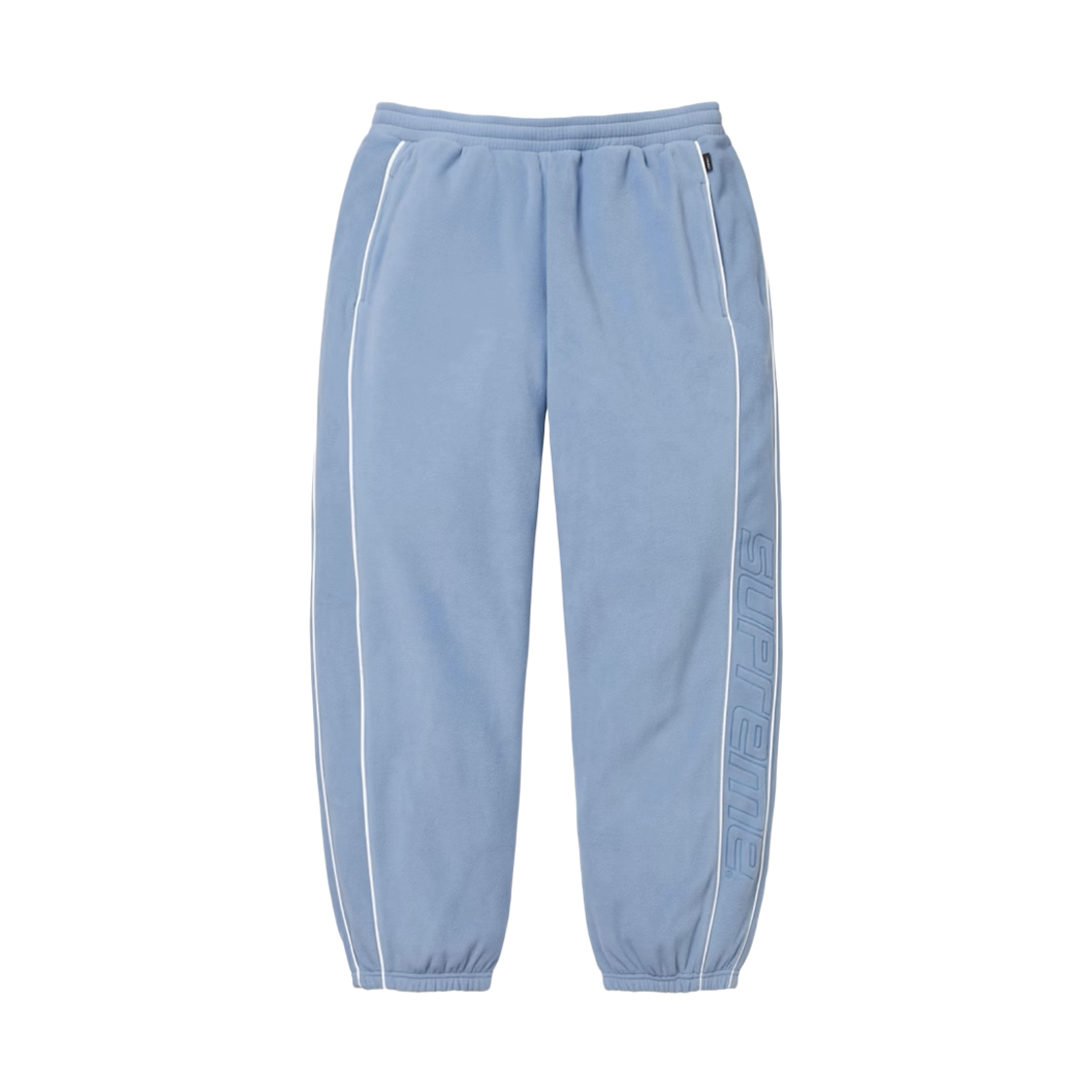 슈프림 폴라텍 리플렉티브 파이핑 팬츠 라이트 블루 - 25FW