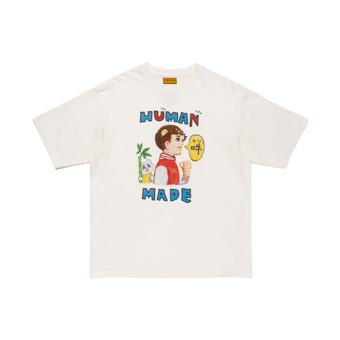 휴먼 메이드 케이코 소오토메 티셔츠 사이드 A 화이트(Human Made Keiko Sootome T-Shirt Side A White) - 1