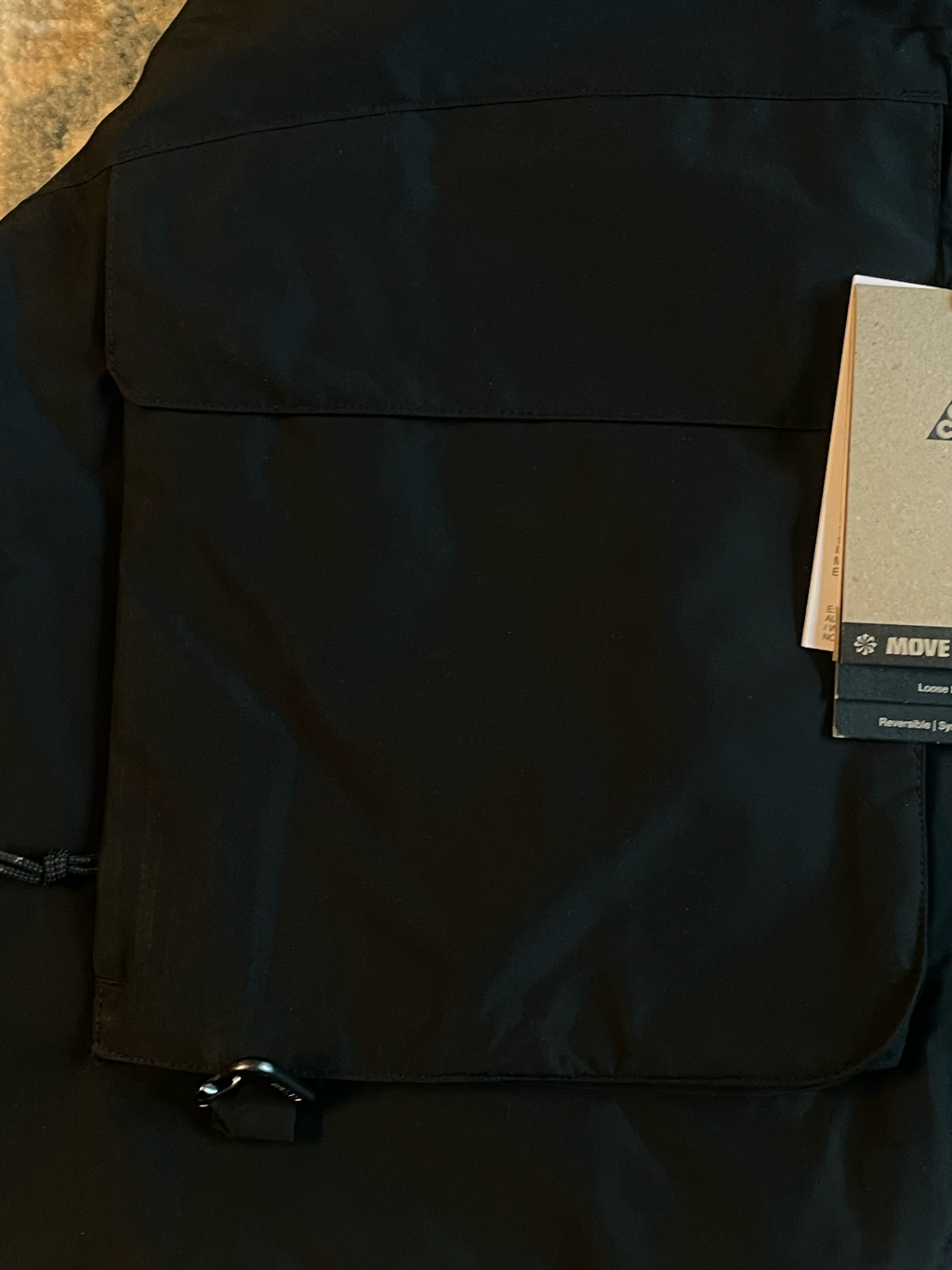 Nike ACG Primaloft Skull Peak Reversible Vest Black Dark Raisin - Asia 착용 스타일 - 4