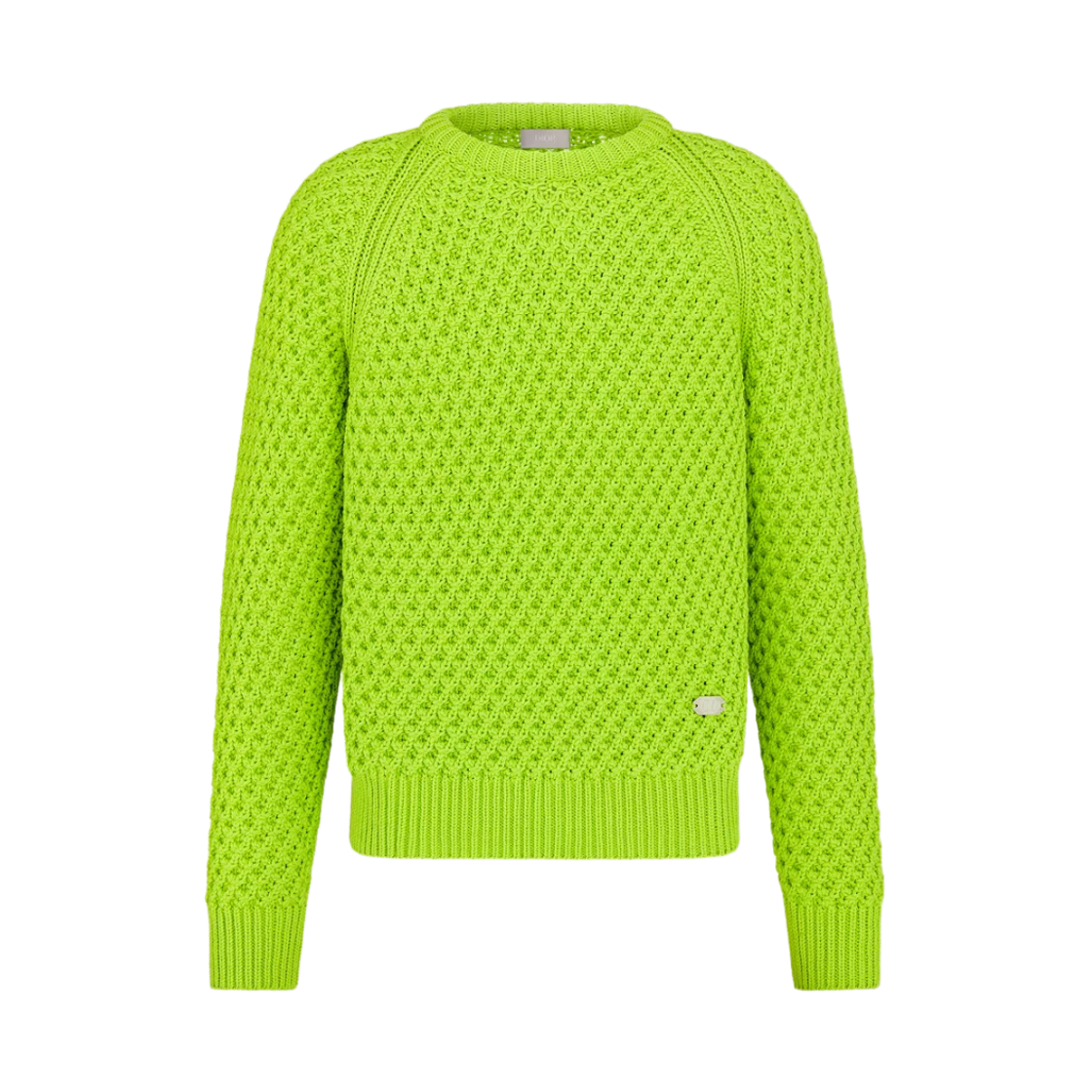 613M613A3014-C600 Dior CD Box Sweater Wool Blend Knit Green