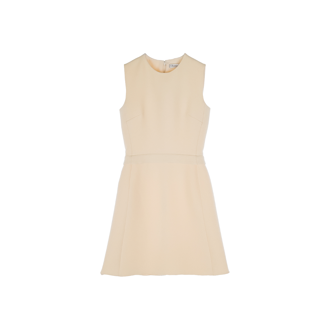 ITRHUW5D83GT Dior Sleeveless Short Dress 36 Ivory