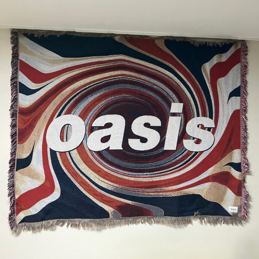【新品】OASIS × NOICE ユニオンジャック ブランケット 韓国限定 STYLE에서 노이스 x 오아시스 유니온 잭 블랭킷 믹스 트렌드 발견 | KREAM