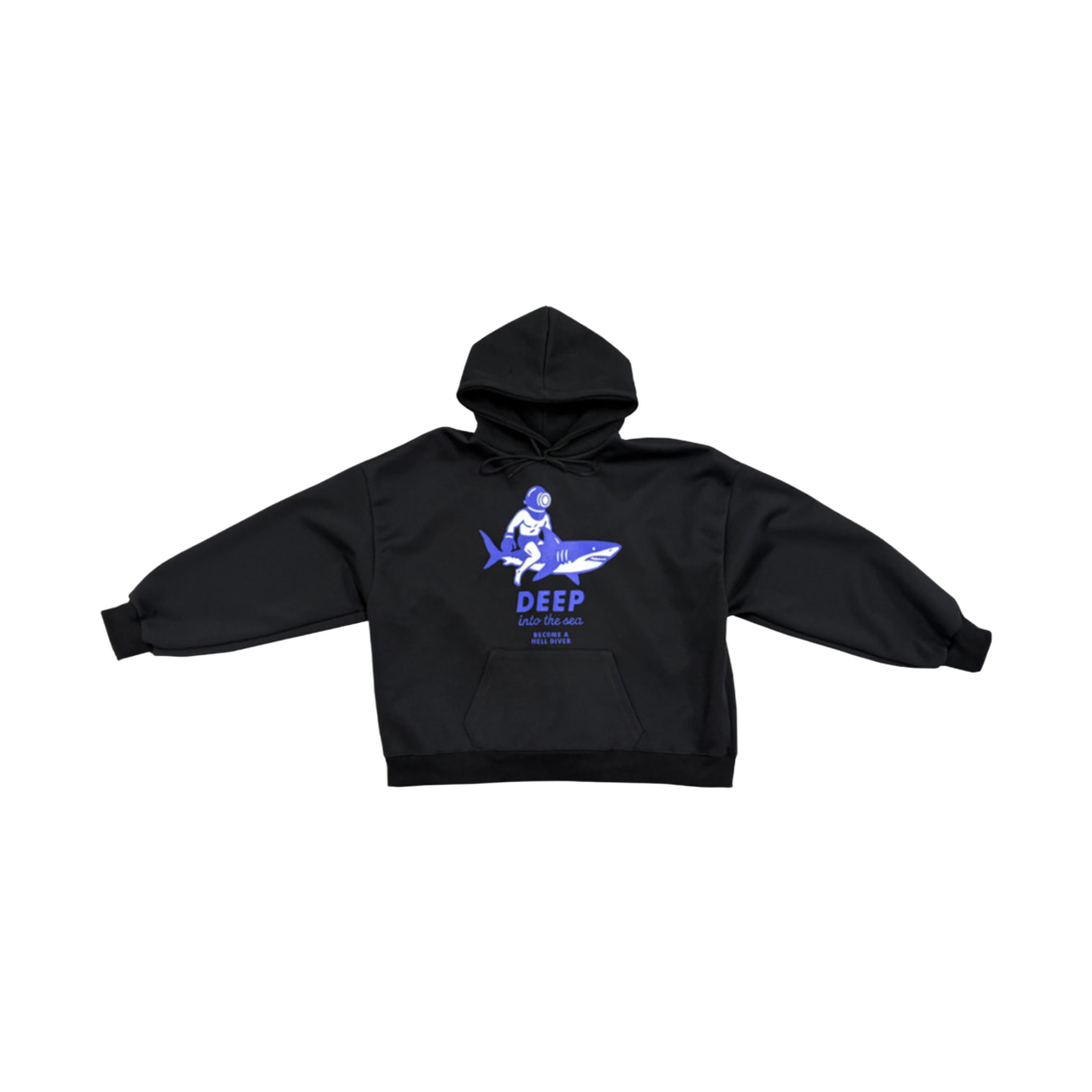 언틸 더 데스 헬 다이버 후드 블랙(Until The Death Hell Diver Hoodie Black)