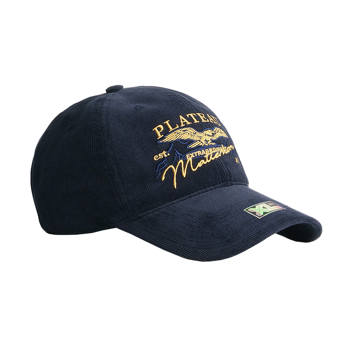 플래토 빅사이즈 코듀로이 볼캡 매트 네이비(PLATEAU Big Size Ball Cap XL Matt Codu Cap Navy)
