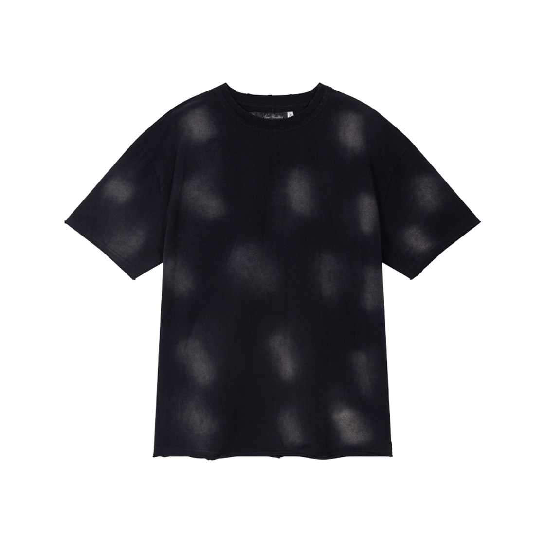 레어리티스 워시드 컷 티셔츠 워시드 블랙(Nine Rarities Washed Cut Tee Washed Black)