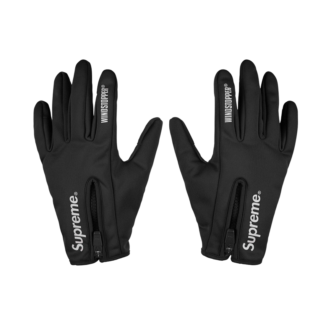 슈프림 윈드스토퍼 집 글러브 블랙 - 25FW(Supreme Windstopper Zip Gloves Black - 25FW)