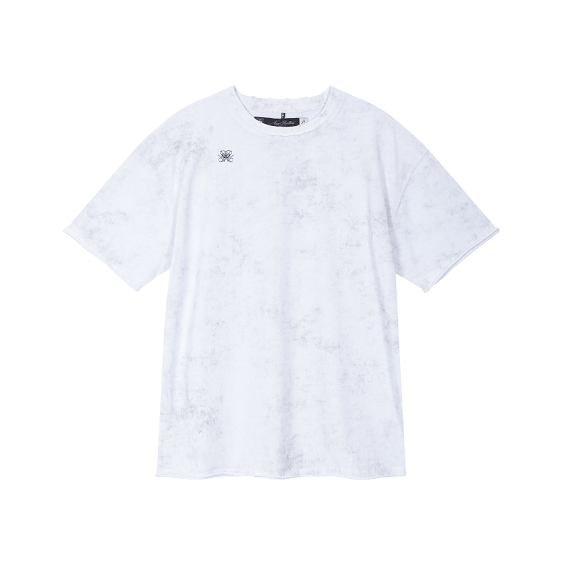 레어리티스 워시드 컷 티셔츠 화이트(Nine Rarities Washed Cut Tee White)