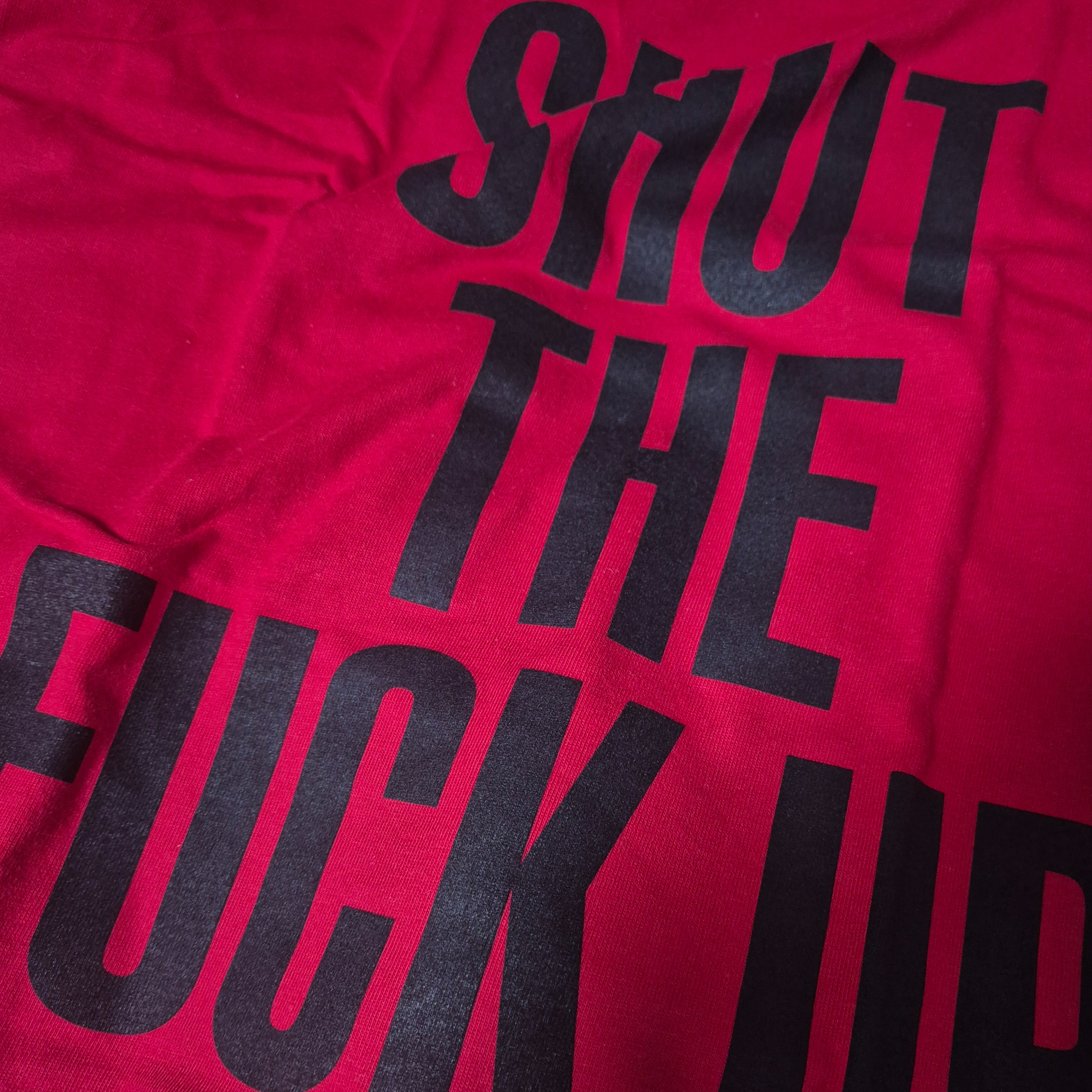 Supreme x Number (N)ine Shut Up Tee Red - 25FW 착용 스타일 - 1