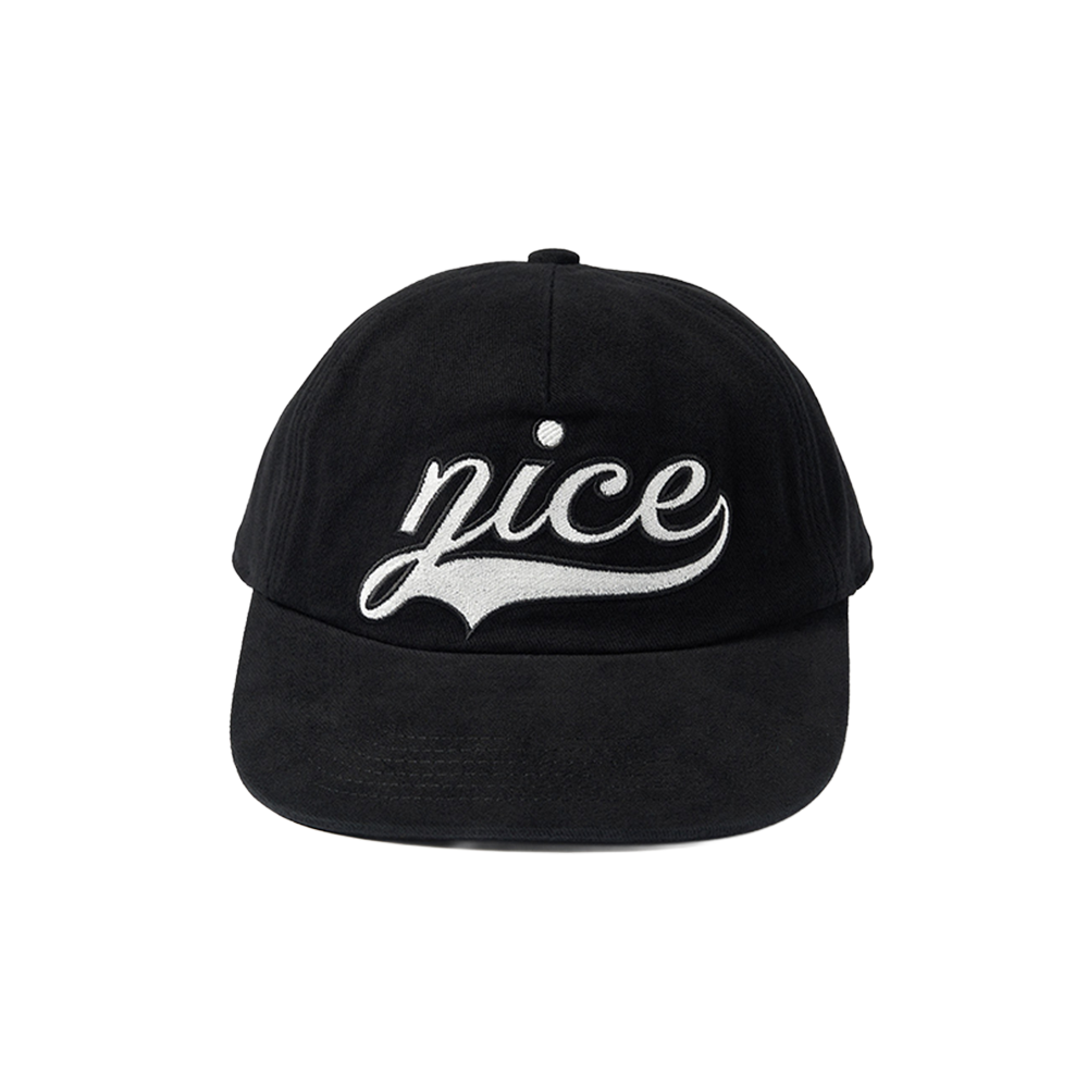 S39025_copy_copy_copy Nice Weather Apparel Baseball Logo 5P Cap Black(Peach)